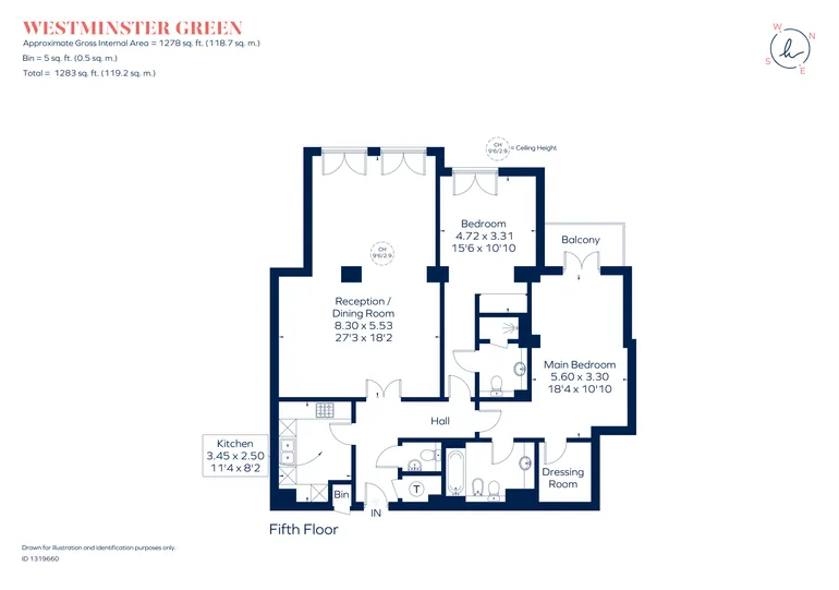 Floorplan 1 for Dean Ryle Street Westminster SW1P