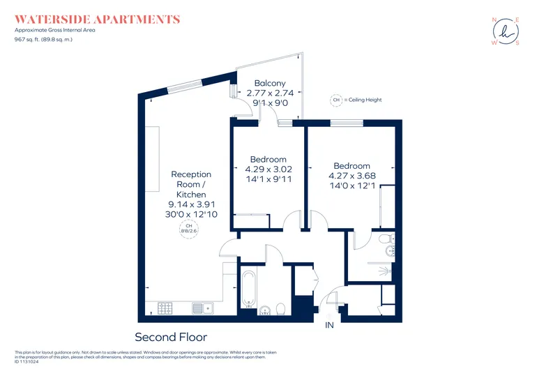 Floorplan 1 for Railshead Road Isleworth TW7