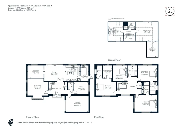 Floorplan 1 for Hammondswick, Harpenden, AL5