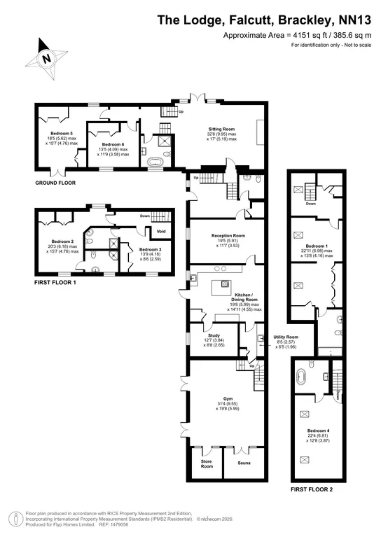 Floorplan 1 for Falcutt, Brackley, NN13