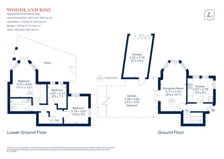 Floorplan 1 for Woodland Rise, London, N10