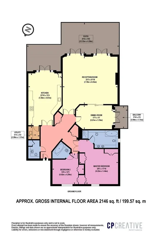 Floorplan 1 for Old Redding Harrow HA3