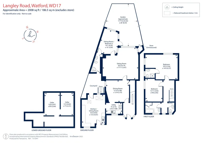 Floorplan 1 for Langley Road, Watford, WD17