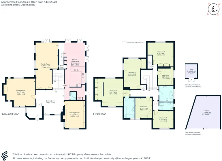 Floorplan 1 for Upper Hale Road, Farnham, GU9