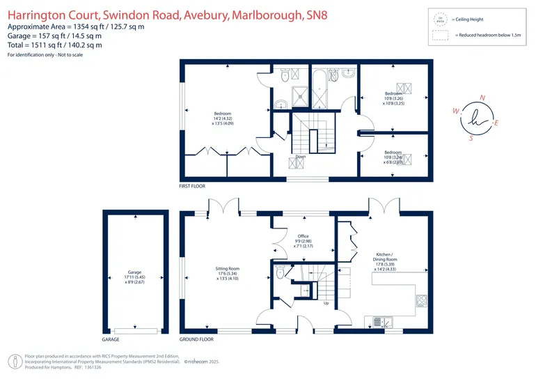 Floorplan 1 for Avebury, Marlborough, SN8