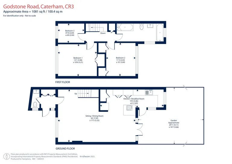 Floorplan 1 for Godstone Road Caterham CR3