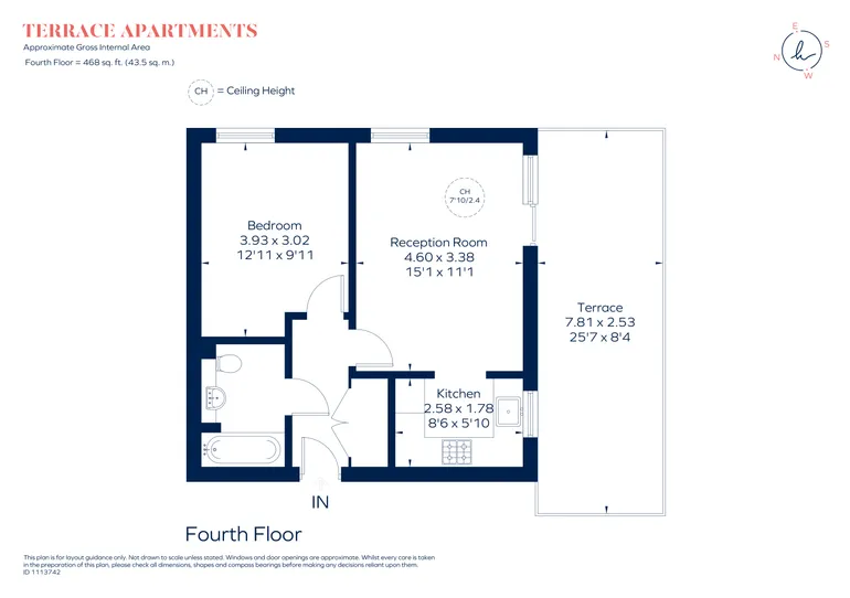 Floorplan 1 for Drayton Park London N5