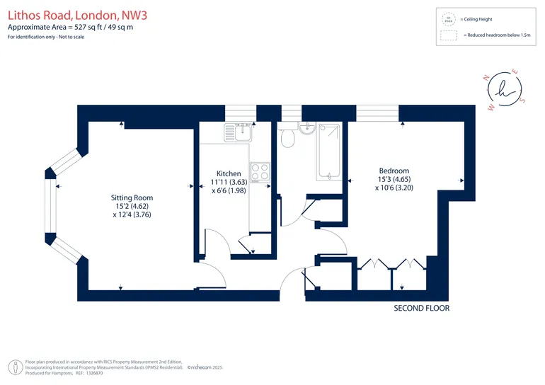 Floorplan 1 for Lithos Road London NW3