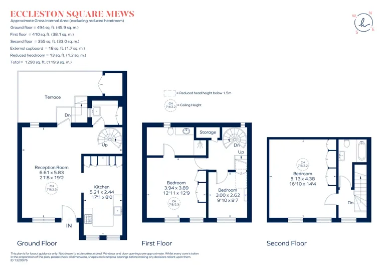 Floorplan 1 for Eccleston Square Mews London SW1V
