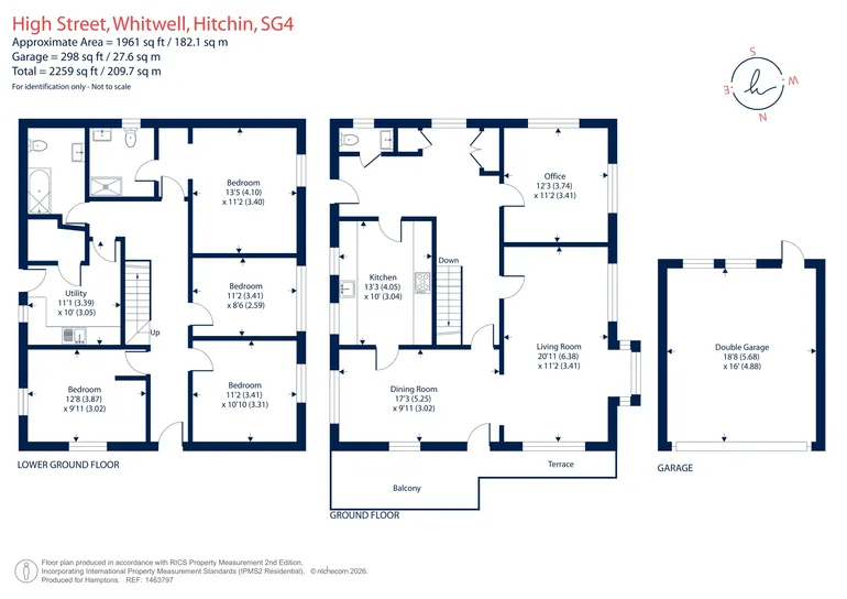 Floorplan 1 for High Street, Whitwell, SG4