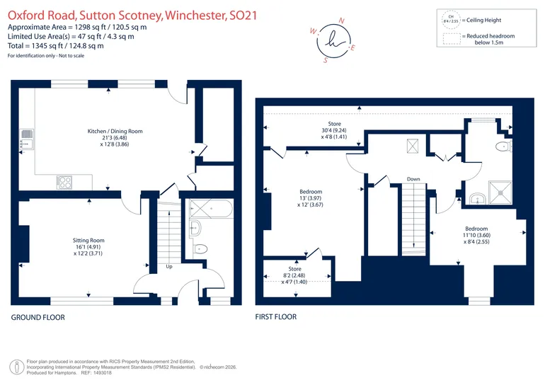 Floorplan 1 for Oxford Road, Winchester, SO21