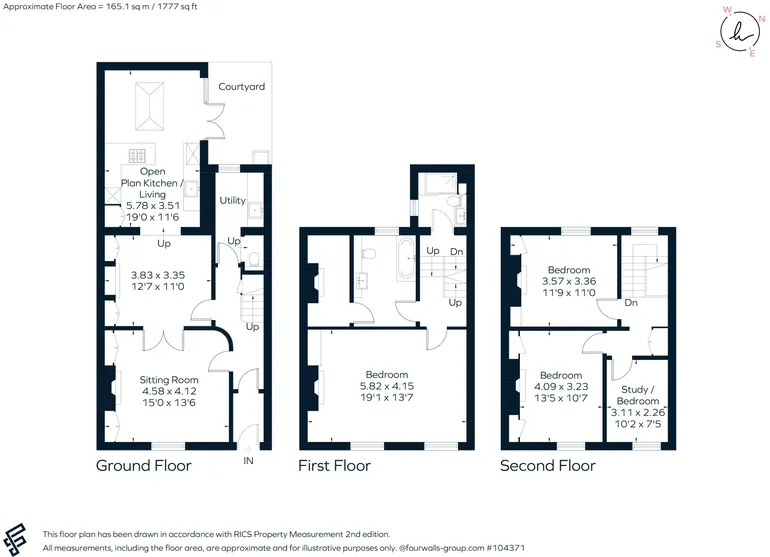 Floorplan 1 for Highbury Place, Bath, BA1