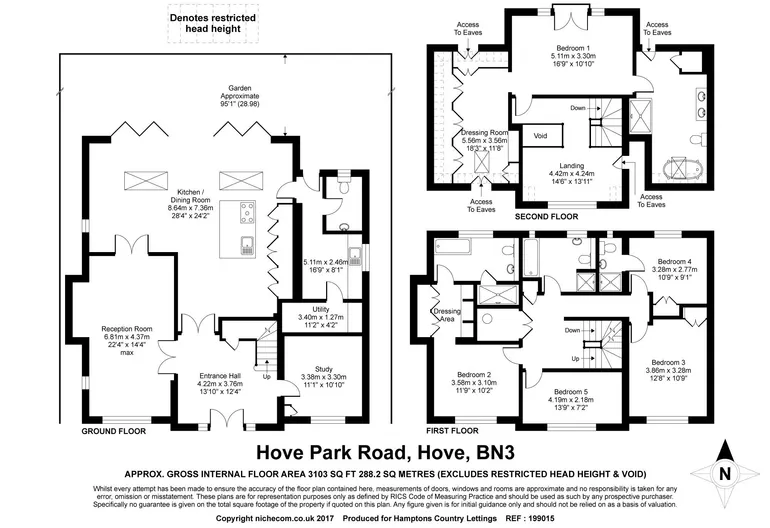 Floorplan 1 for Hove Park Road Hove BN3