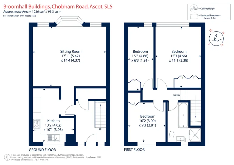 Floorplan 1 for Chobham Road, Sunningdale, SL5