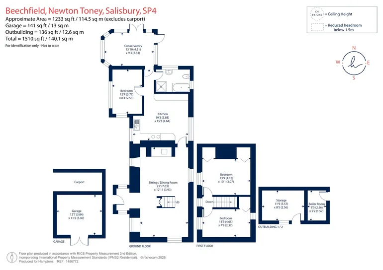 Floorplan 1 for Newton Toney, Salisbury, SP4