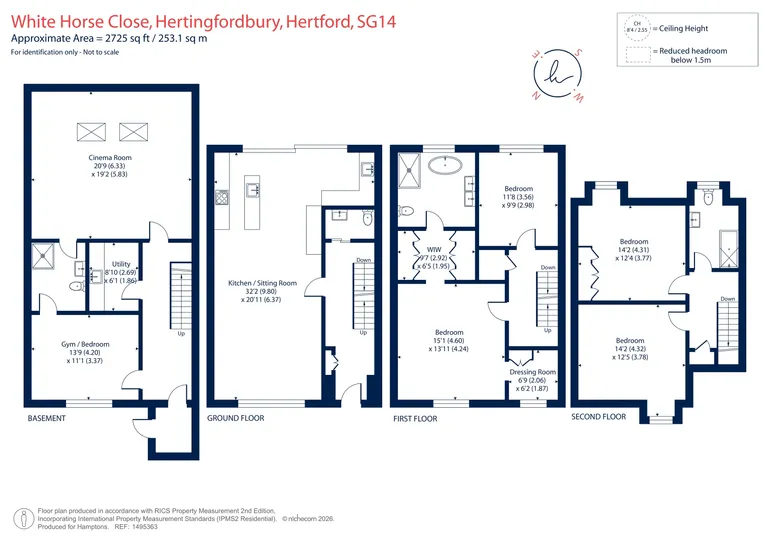 Floorplan 1 for White Horse Close, Hertingfordbury, SG14