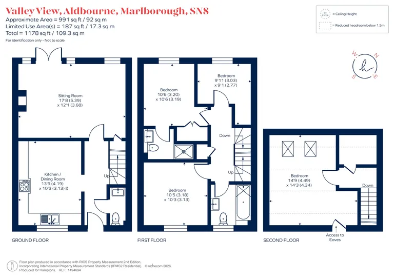 Floorplan 1 for Valley View, Aldbourne, SN8