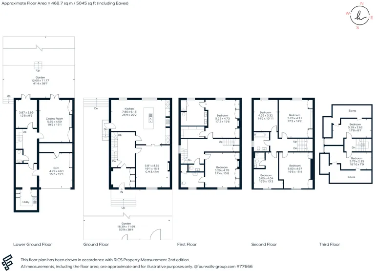 Floorplan 1 for Shooters Hill Road, Blackheath, SE3