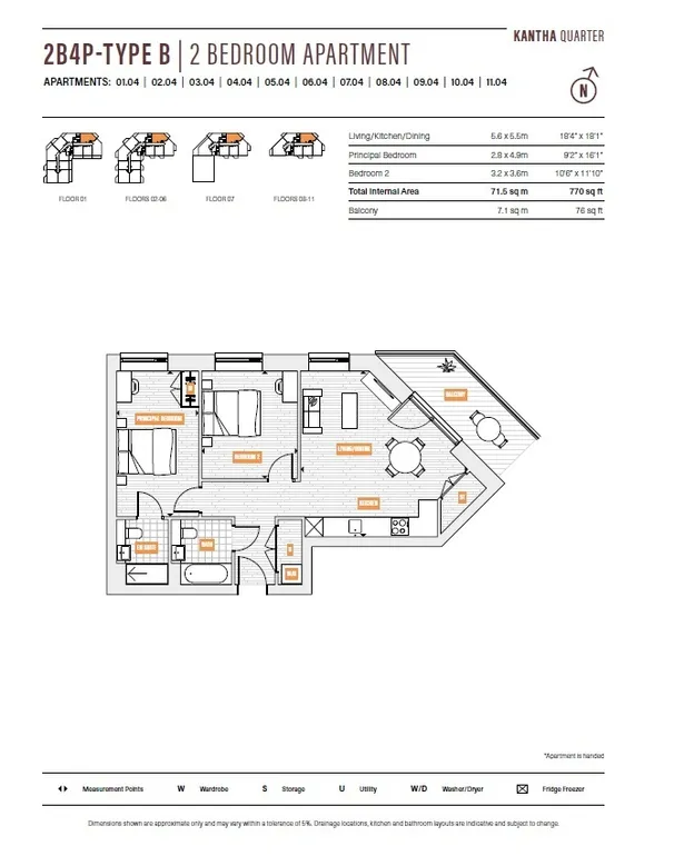 Floorplan 1 for Oxbow, Kantha Quarter, London, E14