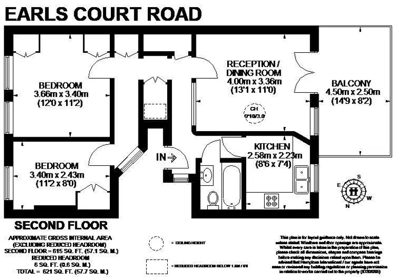 Floorplan 1 for Earls Court Road Earls Court SW5