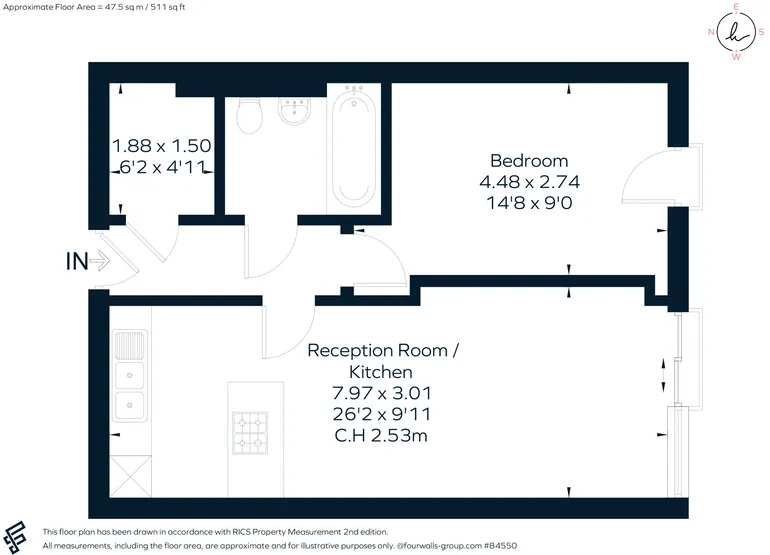 Floorplan 1 for Luna House, Bermondsey, SE16