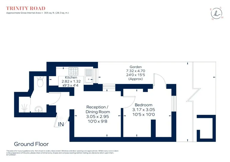Floorplan 1 for Trinity Road London SW17