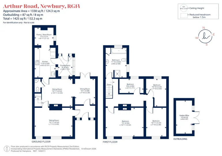 Floorplan 1 for Arthur Road, Newbury, RG14