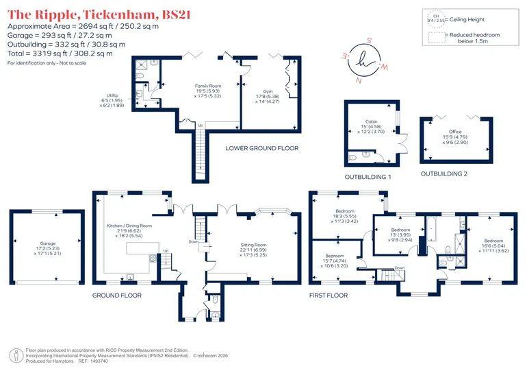 Floorplan 1 for The Ripple, Tickenham, BS21