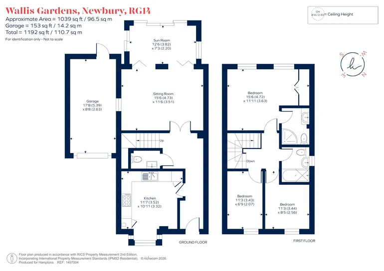 Floorplan 1 for Wallis Gardens, Newbury, RG14