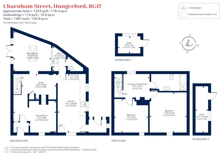 Floorplan 1 for Charnham Street, Hungerford, RG17