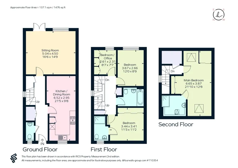 Floorplan 1 for Elmore Drive, Harrow, HA3