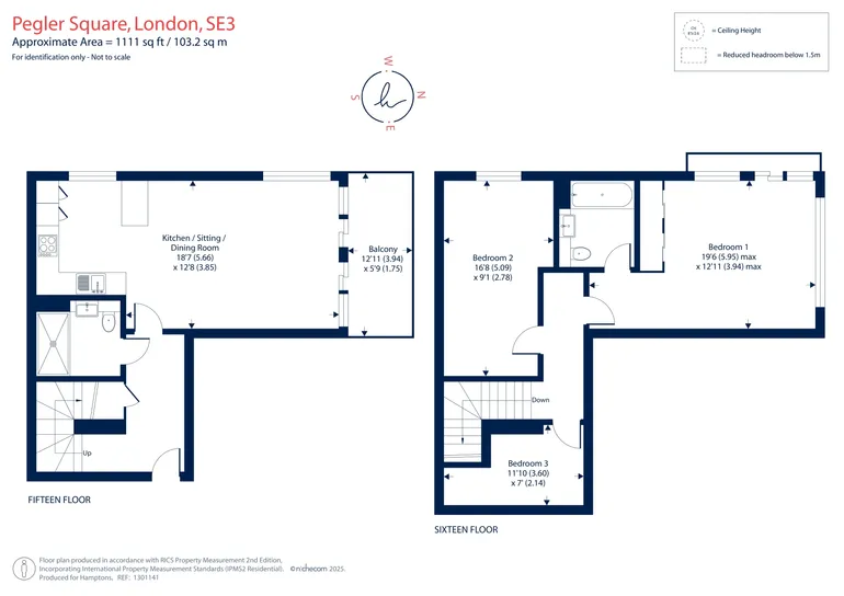 Floorplan 1 for Pegler Square, London, SE3
