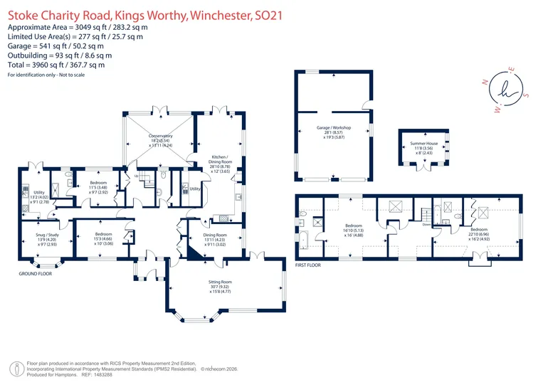Floorplan 1 for Stoke Charity Road, Kings Worthy, SO21