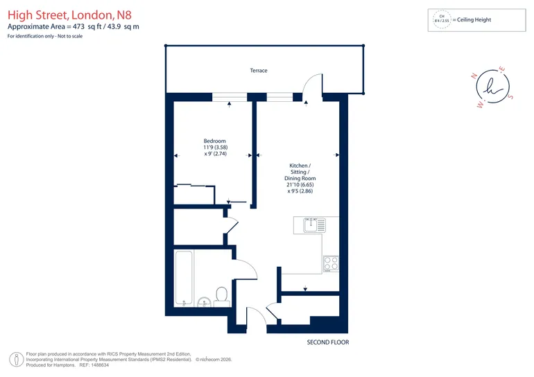 Floorplan 1 for High Street, London, N8