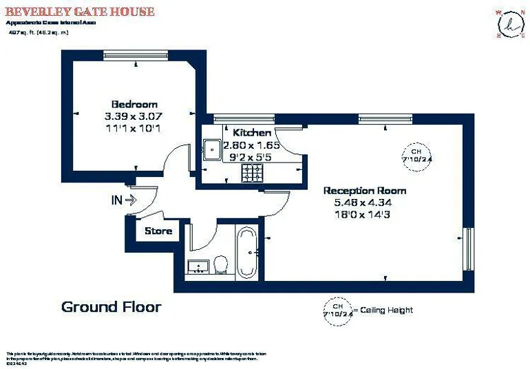 Floorplan 1 for Beverley Gate, SW15