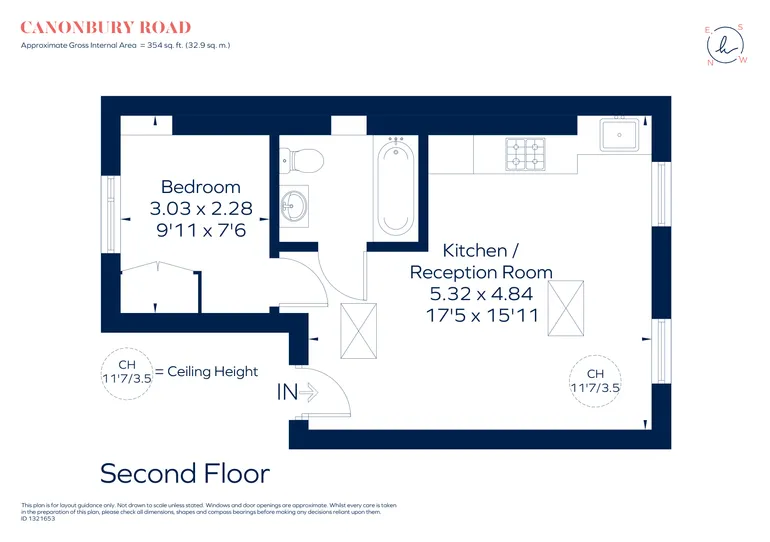 Floorplan 1 for Canonbury Road London N1