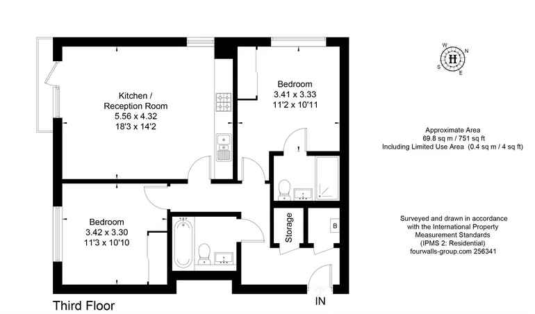 Floorplan 1 for Chartfield Avenue London SW15