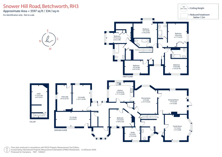 Floorplan 1 for Snower Hill Road Betchworth RH3