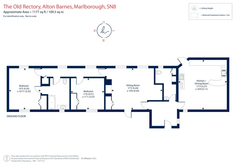 Floorplan 1 for Stable Cottage Alton Barnes SN8