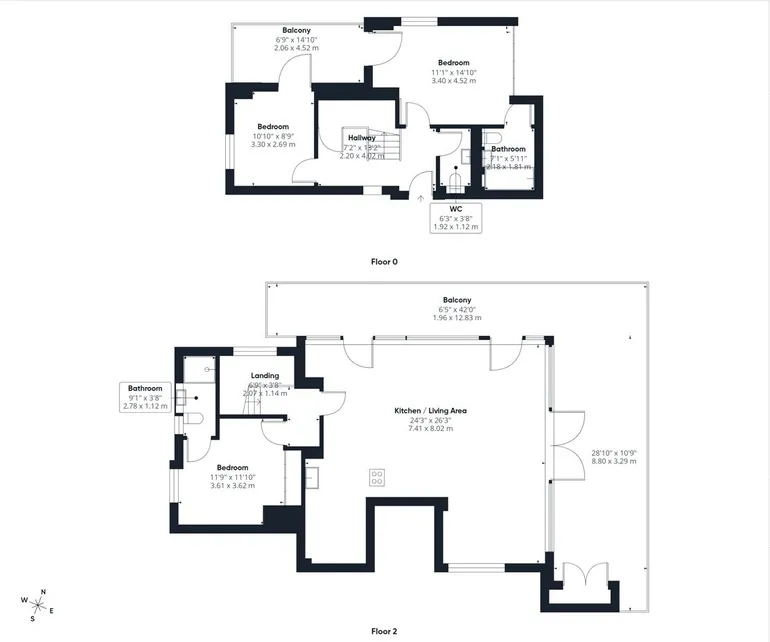 Floorplan 1 for 12 Elgin Avenue London W9