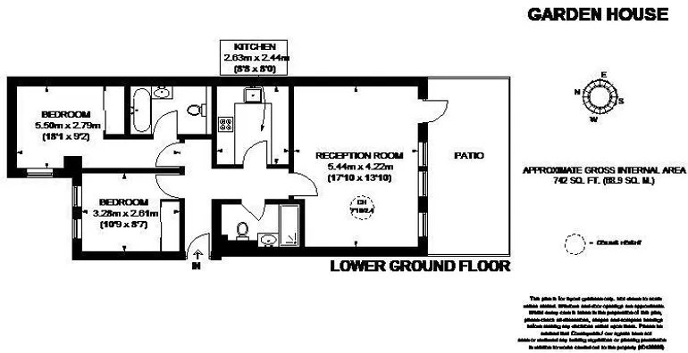 Floorplan 1 for Kensington Gardens Square London W2