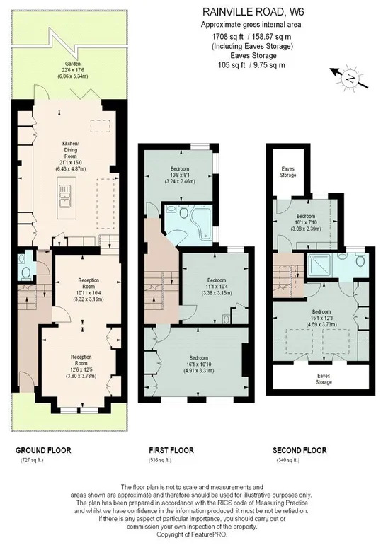 Floorplan 1 for Rainville Road London W6