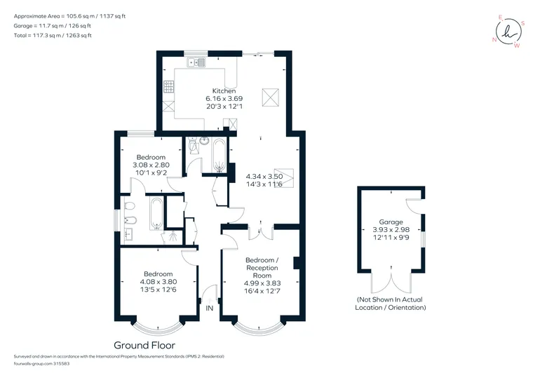 Floorplan 1 for St. Andrews Avenue Windsor SL4