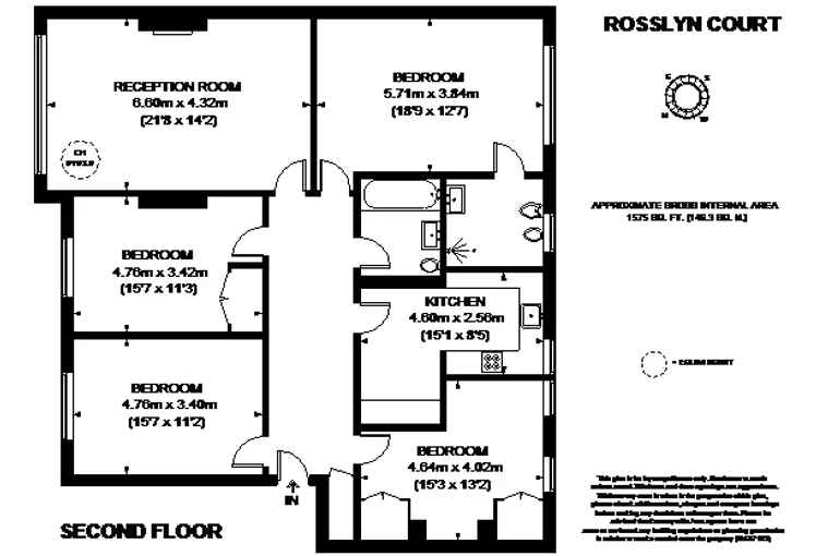 Floorplan 1 for 10 Ornan Road Belsize Park NW3