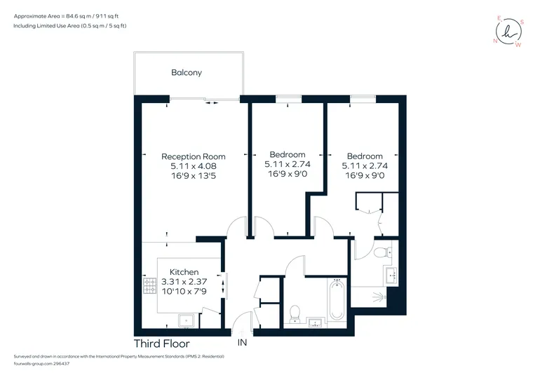 Floorplan 1 for Lockgate Road London SW6