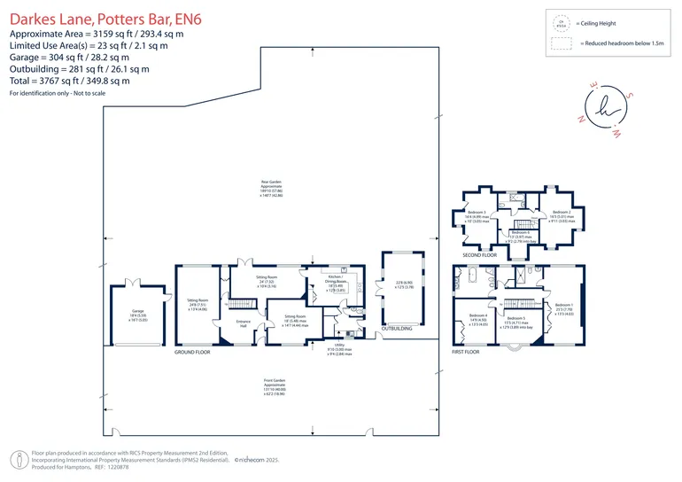 Floorplan 1 for Darkes Lane Potters Bar EN6
