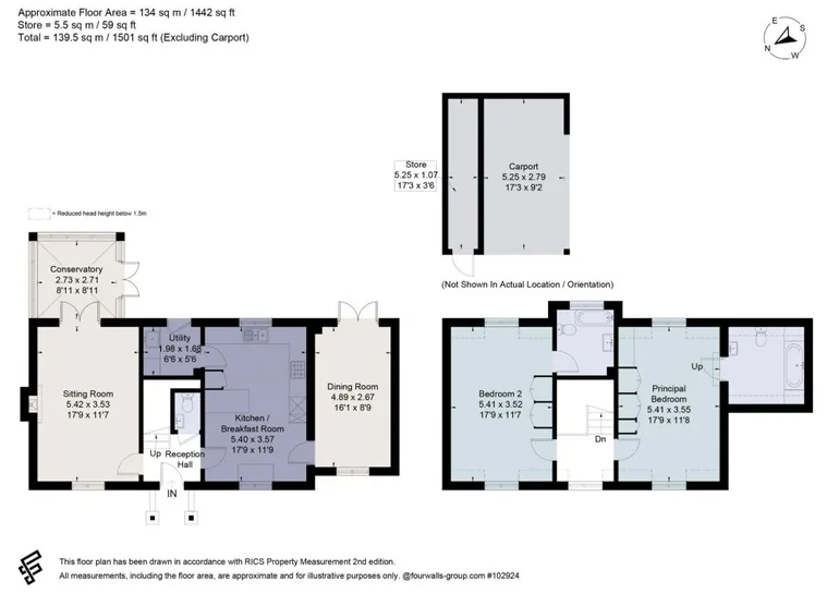 Floorplan 1 for Common Lane, Burnham, SL1