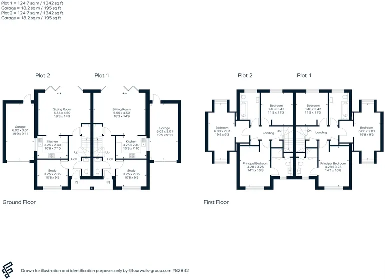 Floorplan 1 for Bramall Place, Bowling Alley, Crondall, GU10
