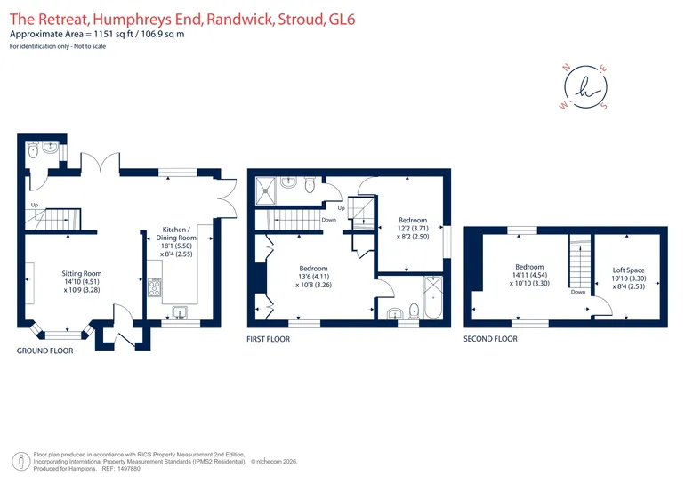 Floorplan 1 for Humphreys End, Randwick, GL6