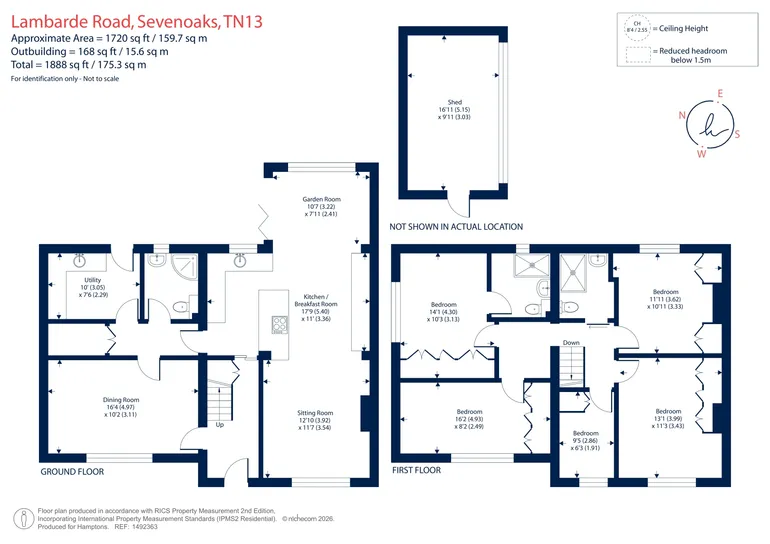 Floorplan 1 for Lambarde Road, Sevenoaks, TN13